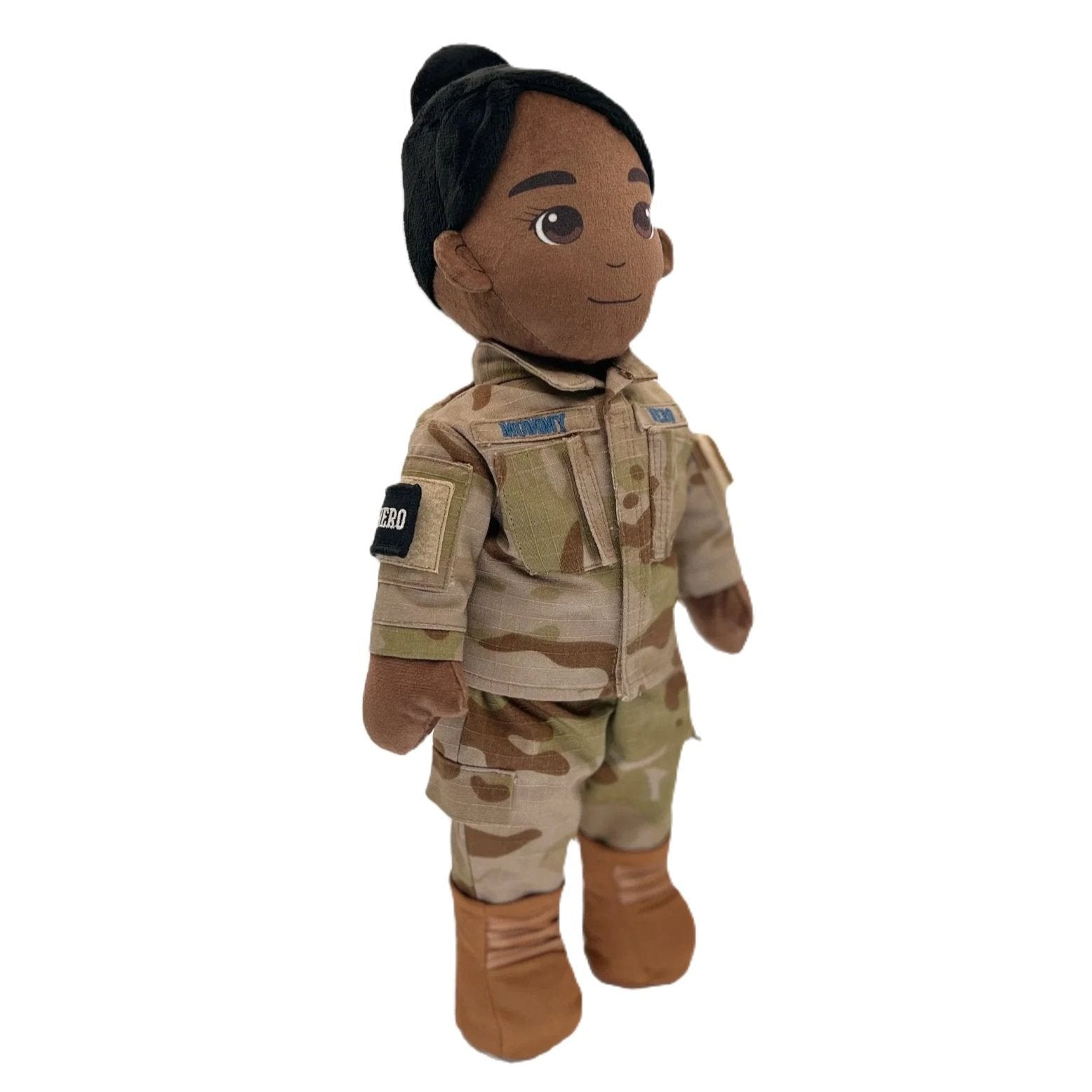 MY HERO Guardian Mommy deployment doll in authentic uniform recordable plush doll to keep military families connected during deployment

Guardian-themed MY HERO recordable deployment doll plush Mommy doll to comfort children and share messages during deployments

Close-up of MY HERO Guardian Mommy deployment doll with recordable audio offering connection and comfort to military families

Guardian Daddy doll by MY HERO a plush recordable deployment doll for children to stay connected with deployed parents in