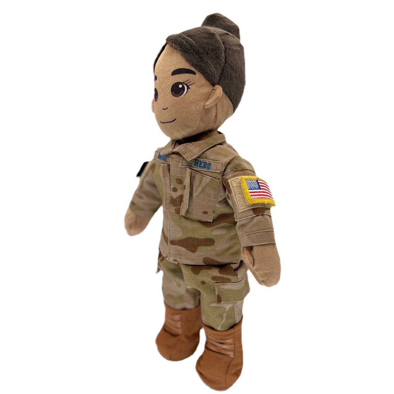 MY HERO Guardian Mommy deployment doll in authentic uniform recordable plush doll to keep military families connected during deployment

Guardian-themed MY HERO recordable deployment doll plush Mommy doll to comfort children and share messages during deployments

Close-up of MY HERO Guardian Mommy deployment doll with recordable audio offering connection and comfort to military families

Guardian Daddy doll by MY HERO a plush recordable deployment doll for children to stay connected with deployed parents in