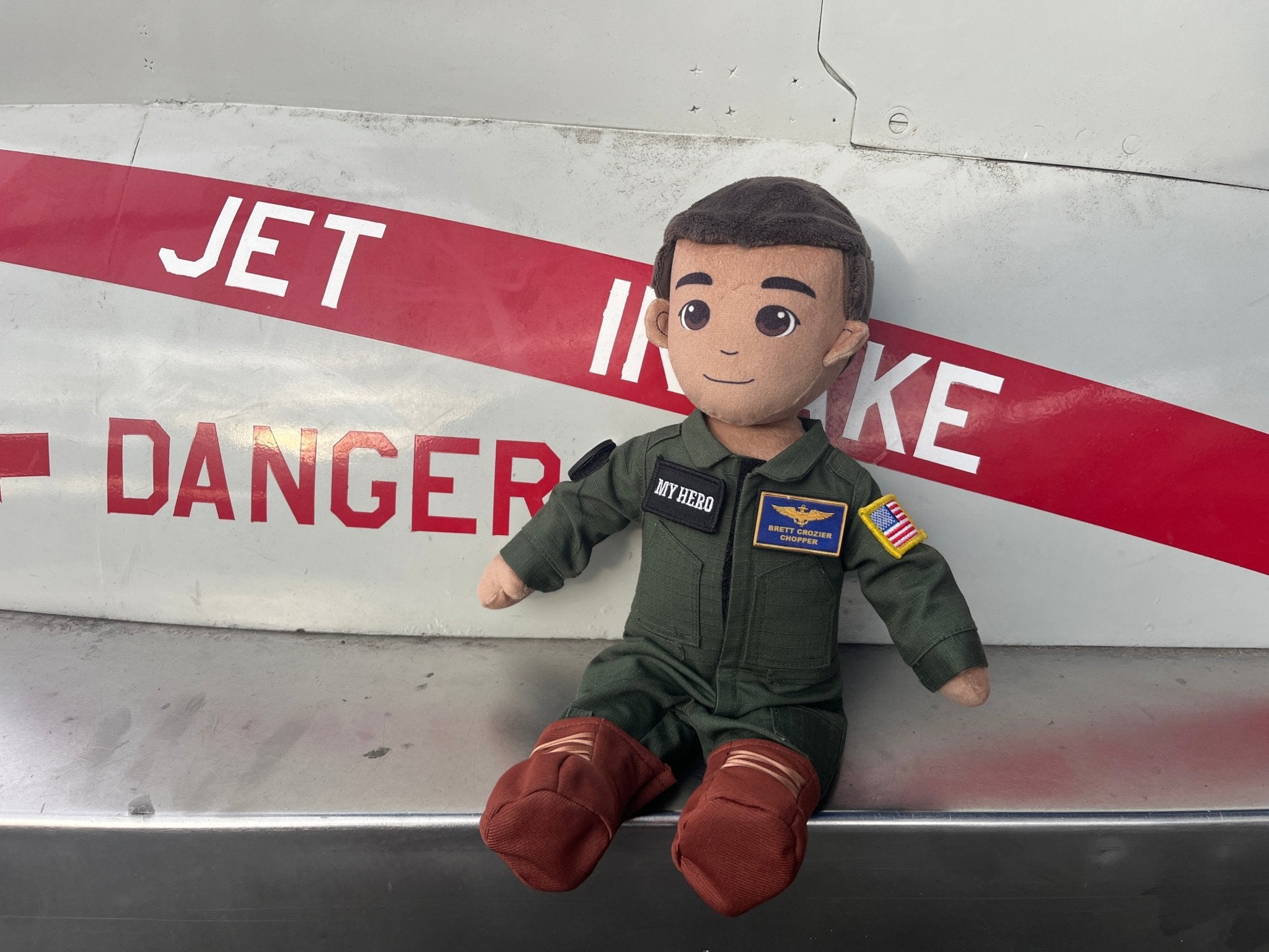 Aviator and Crew Flight Suit with Brown Boots (Doll Sold Separately) - Limited Supply - MY HERO