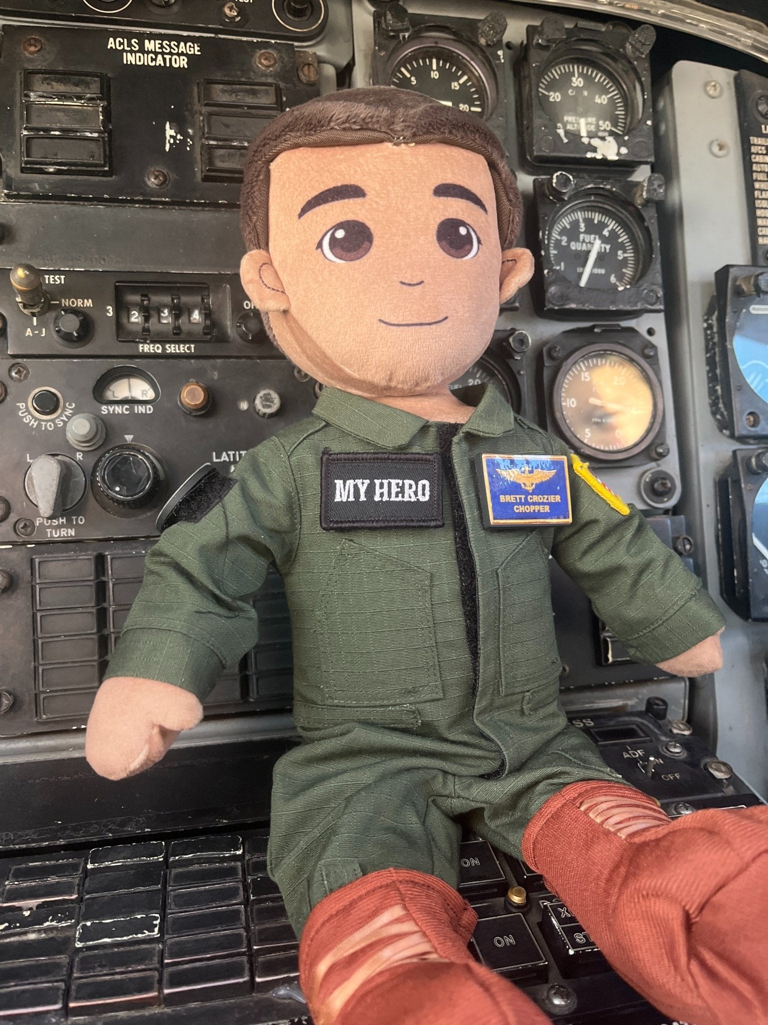 Aviator and Crew Flight Suit with Brown Boots (Doll Sold Separately) - Limited Supply - MY HERO