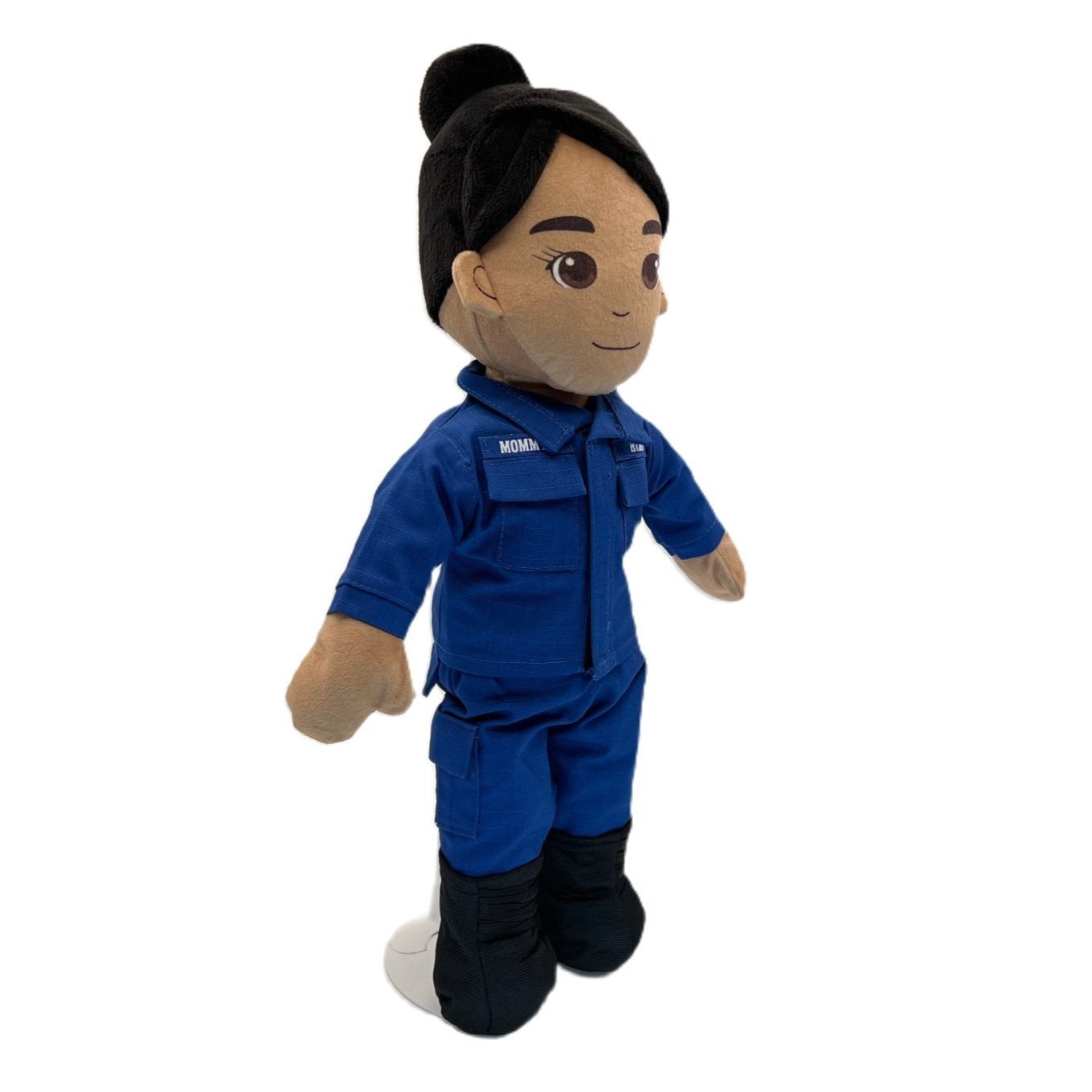 MY HERO Coast Guard Mommy deployment doll in authentic uniform recordable plush doll to keep military families connected during deployment

Coast Guard-themed MY HERO recordable deployment doll plush Mommy doll to comfort children and share messages during deployments

Close-up of MY HERO Coast Guard Mommy deployment doll with recordable audio offering connection and comfort to military families

Coast Guard Daddy doll by MY HERO a plush recordable deployment doll for children to stay connected with deploye