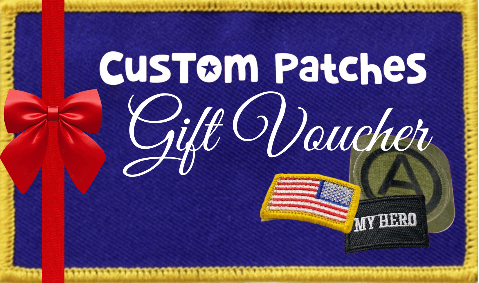 Create Your Heroes Patch Gift Voucher – Design Your Own Custom Patch! - MY HERO