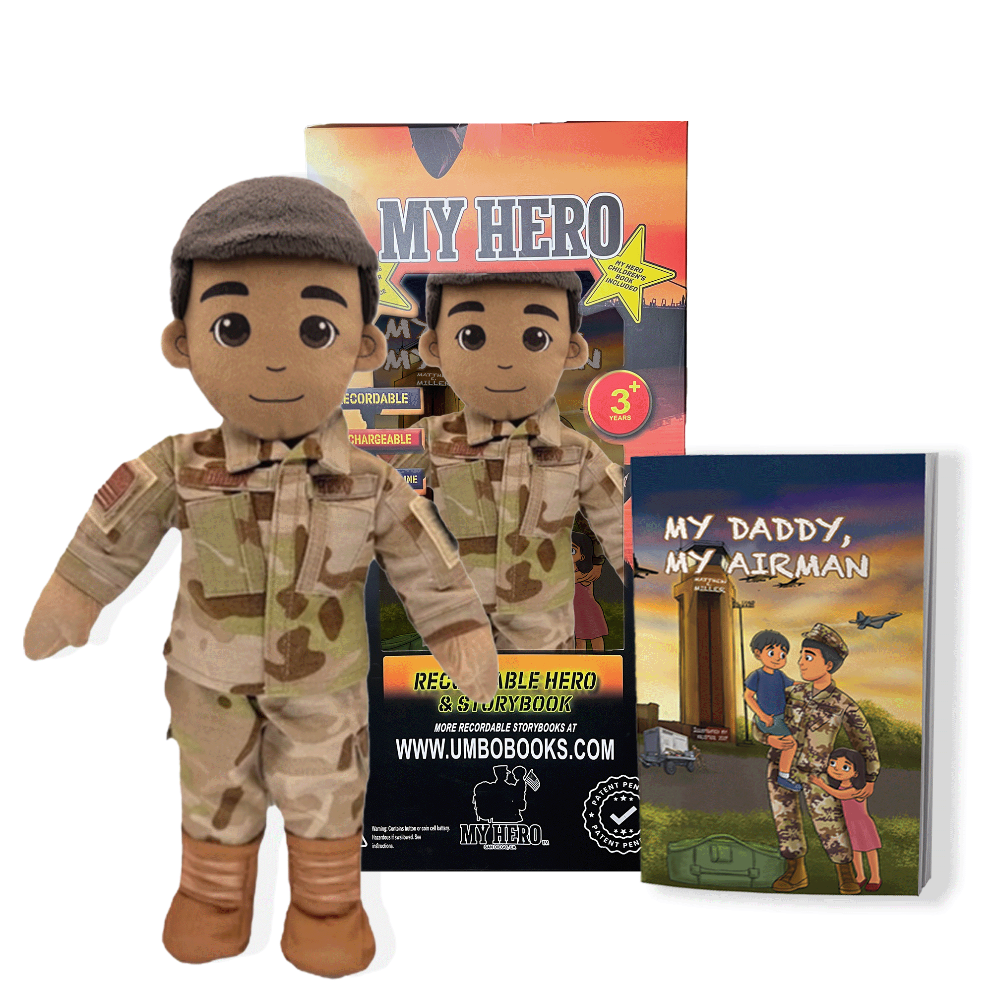 Customizable & Recordable Air Force Airman Daddy Doll - MY HERO