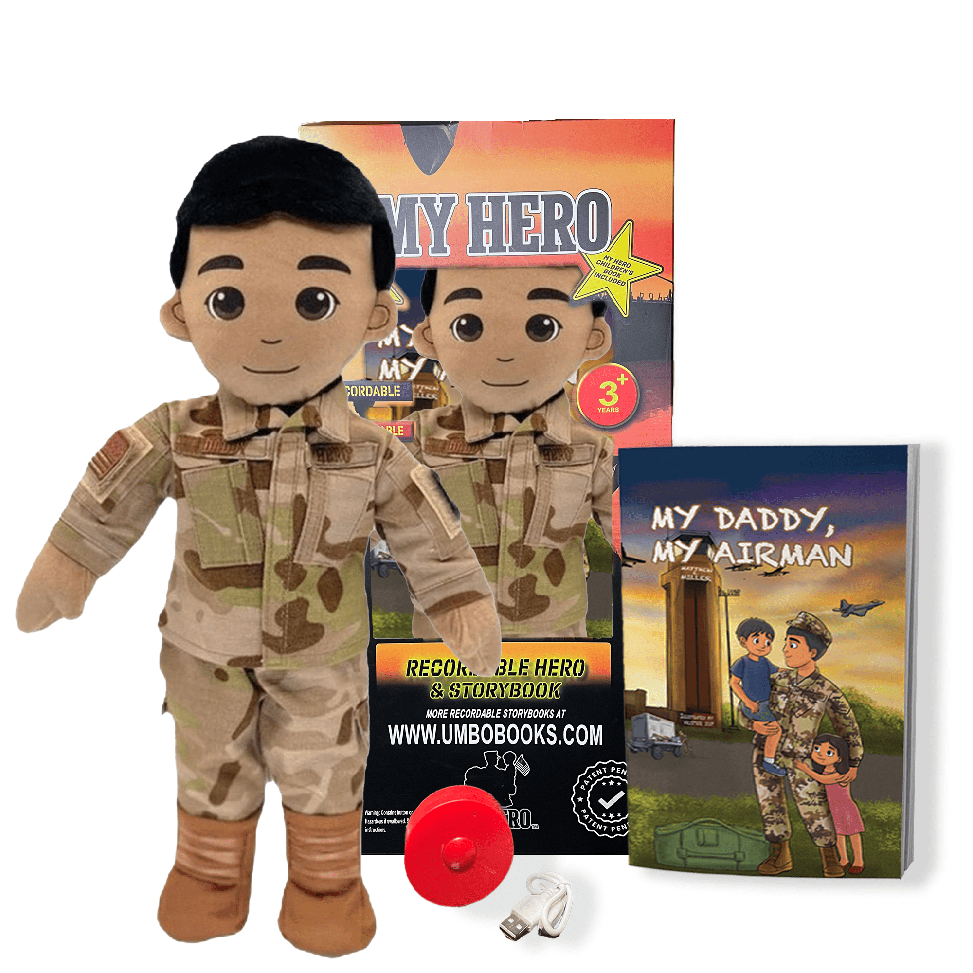 Customizable & Recordable Air Force Airman Daddy Doll - MY HERO