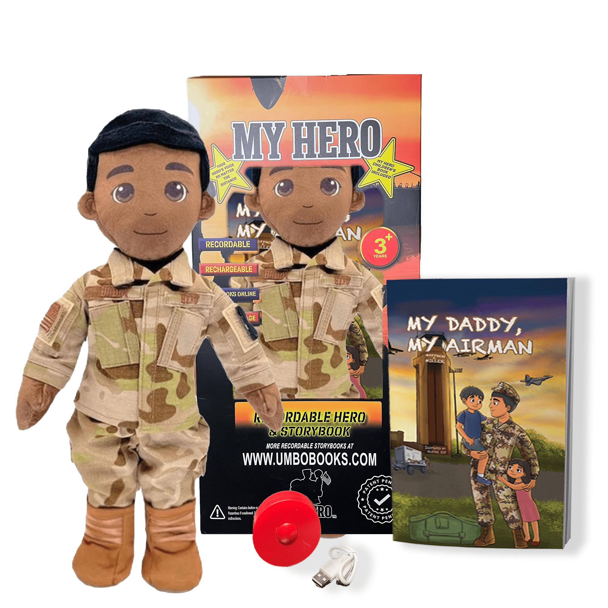 Customizable & Recordable Air Force Airman Daddy Doll - MY HERO