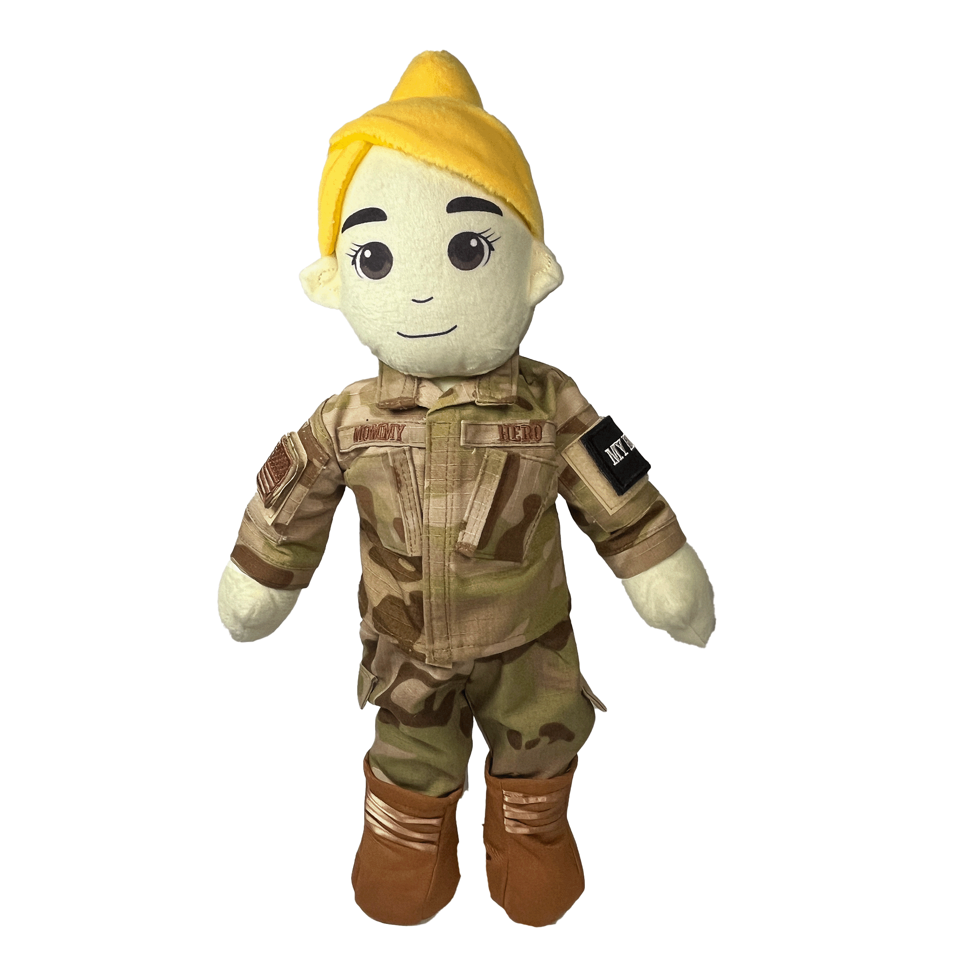 Customizable & Recordable My Hero Airman: Plush Air Force Mommy Doll - MY HERO