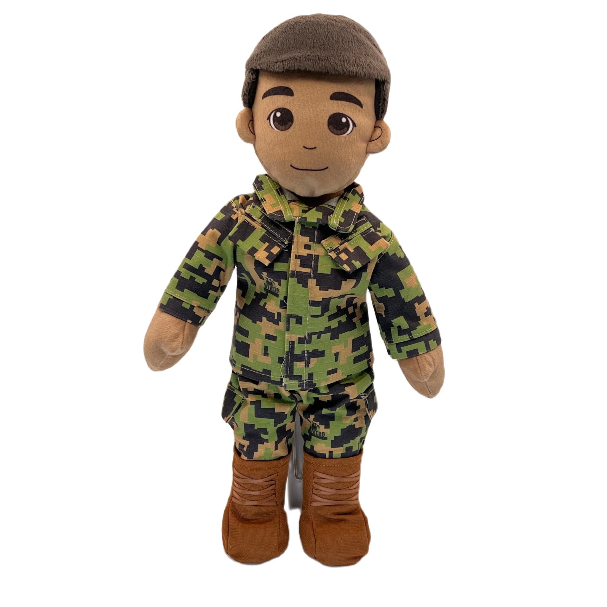 Customizable & Recordable My Hero Marine: Plush Marine Daddy Doll - MY HERO