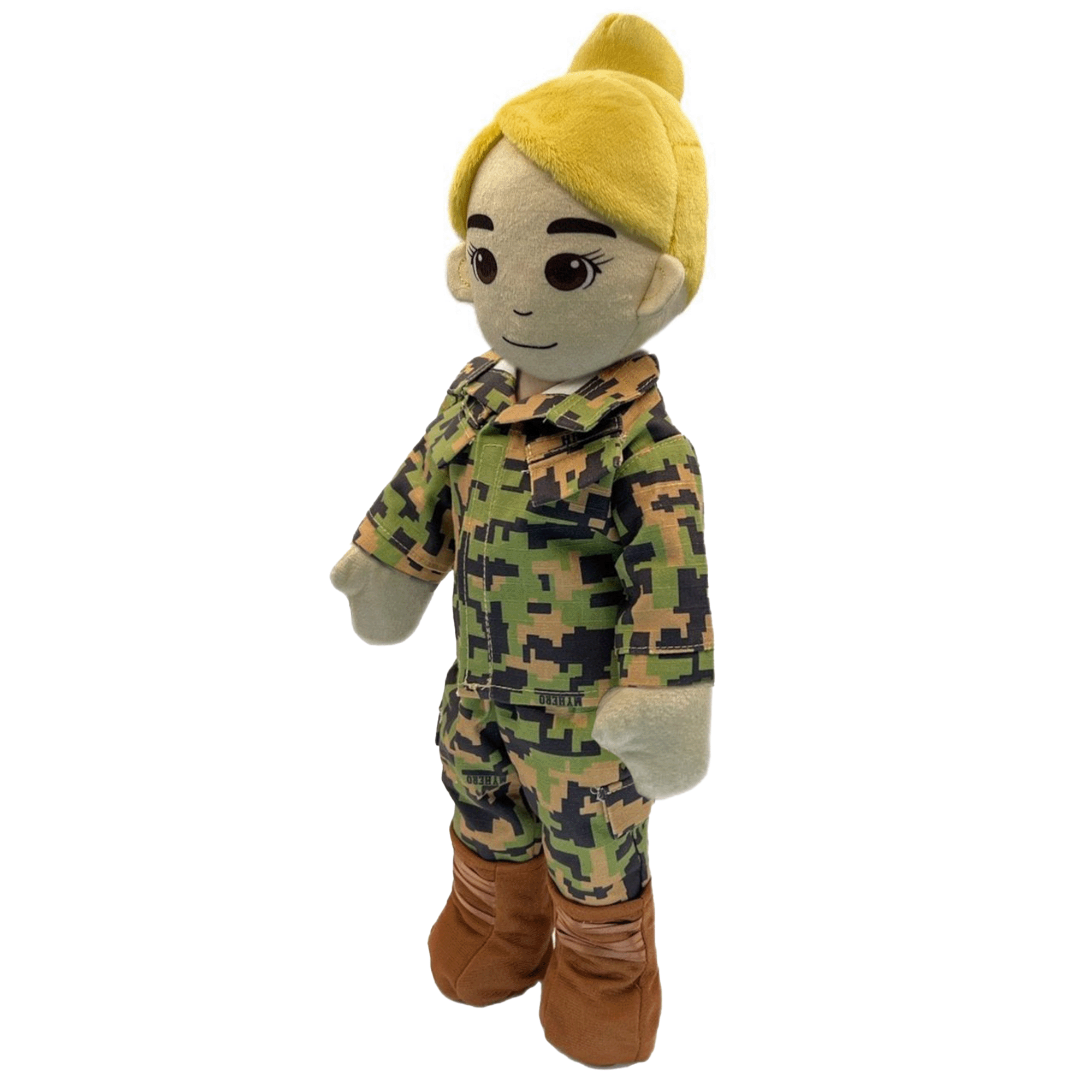 Customizable & Recordable My Hero Marine: Plush Marine Mommy Doll - MY HERO