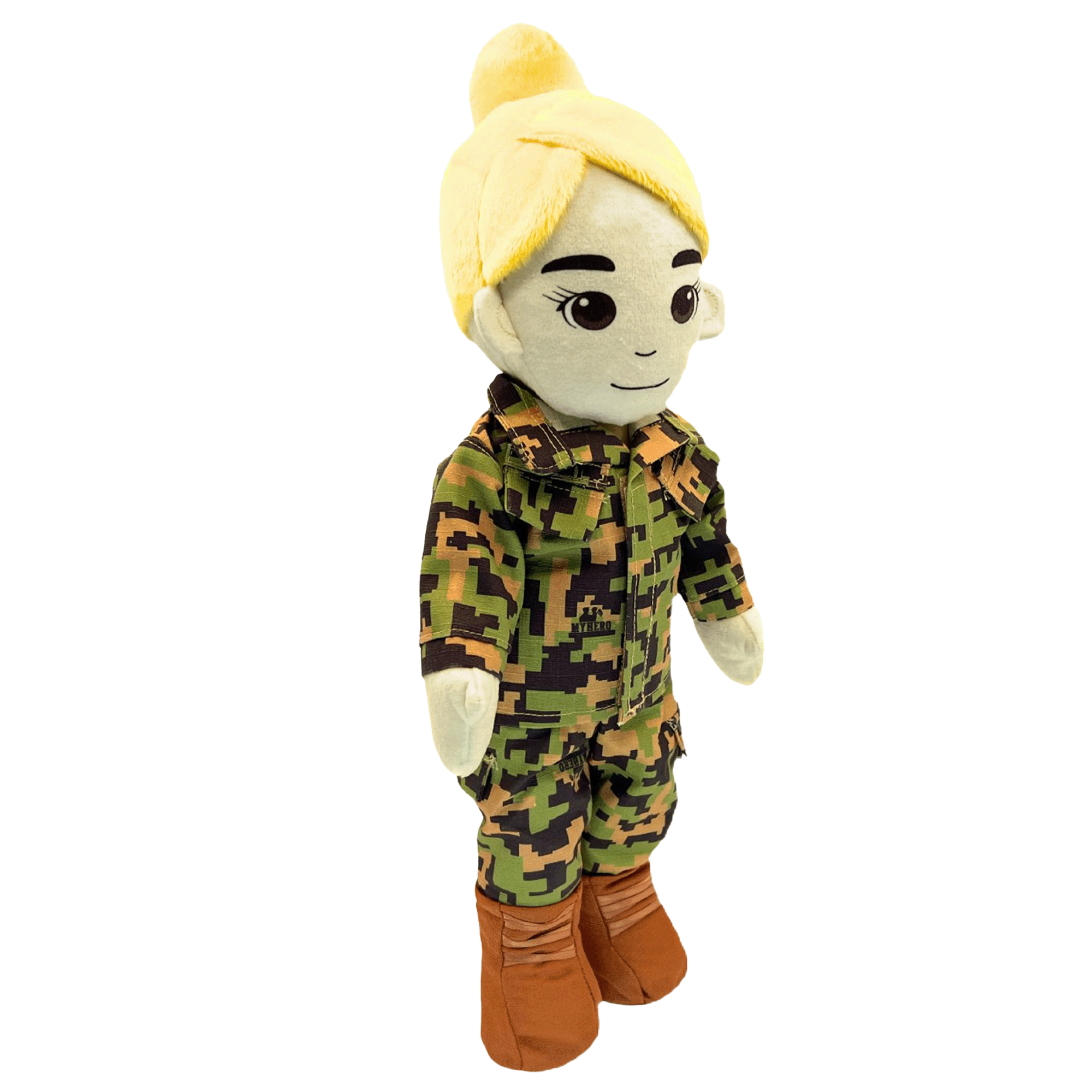 Customizable & Recordable My Hero Marine: Plush Marine Mommy Doll - MY HERO