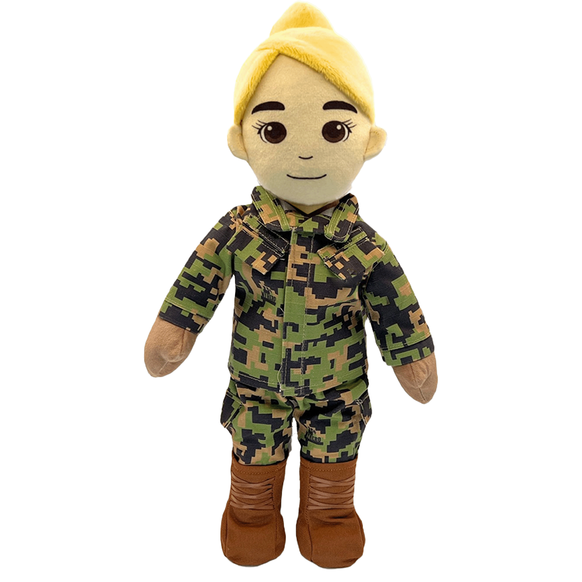 Customizable & Recordable My Hero Marine: Plush Marine Mommy Doll - MY HERO