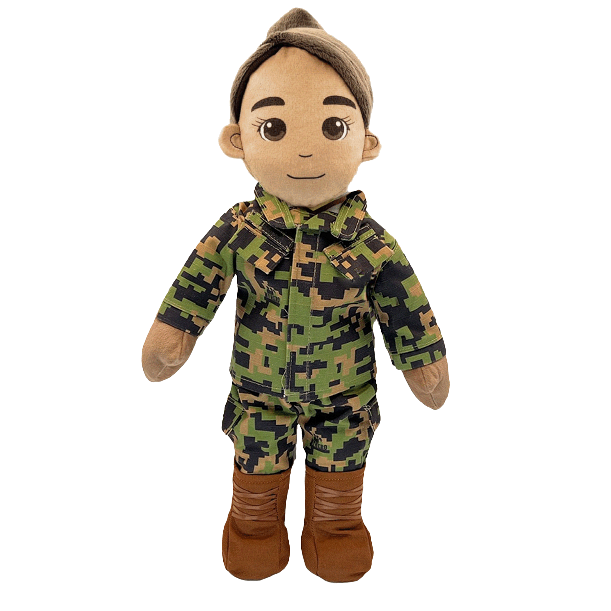 Customizable & Recordable My Hero Marine: Plush Marine Mommy Doll - MY HERO