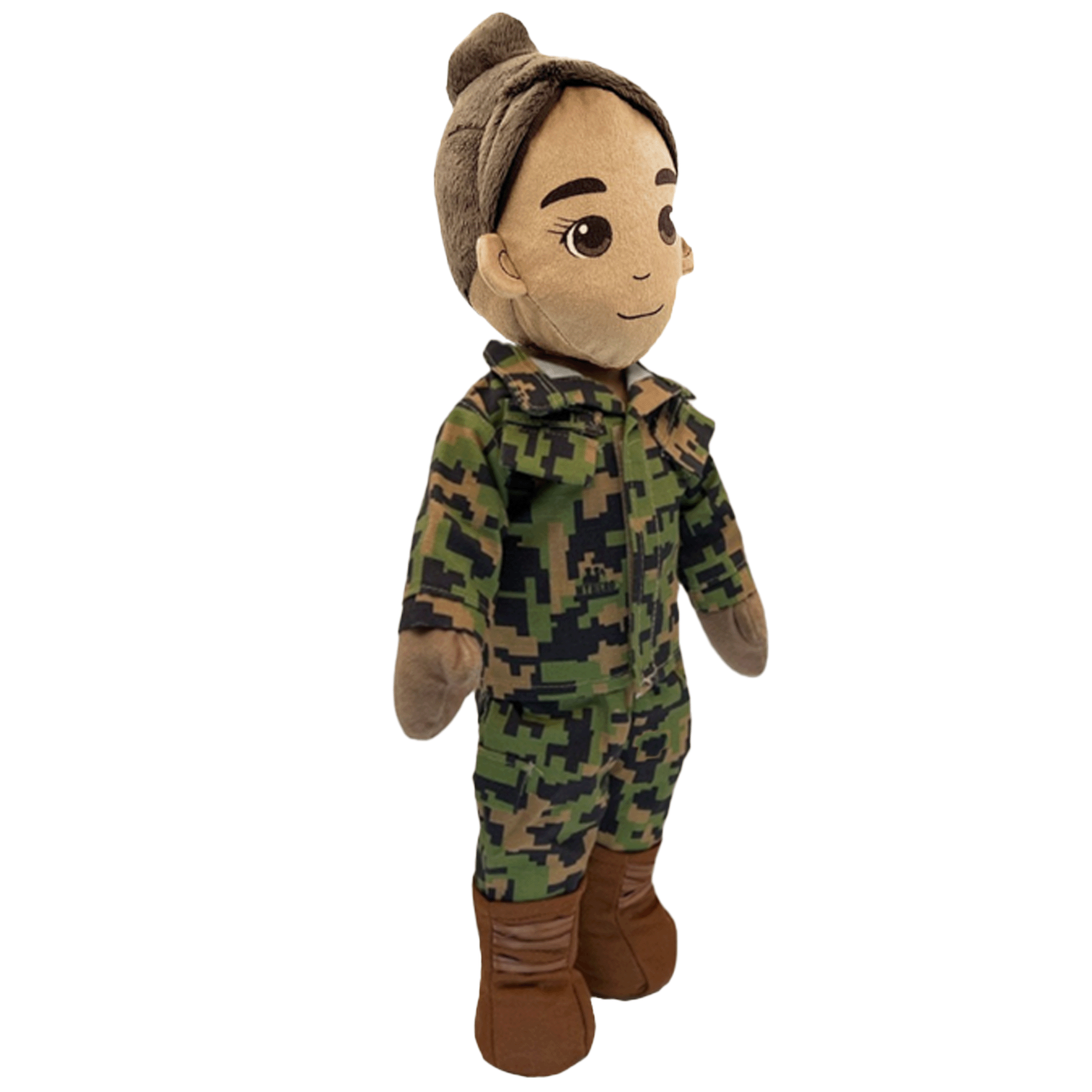 Customizable & Recordable My Hero Marine: Plush Marine Mommy Doll - MY HERO