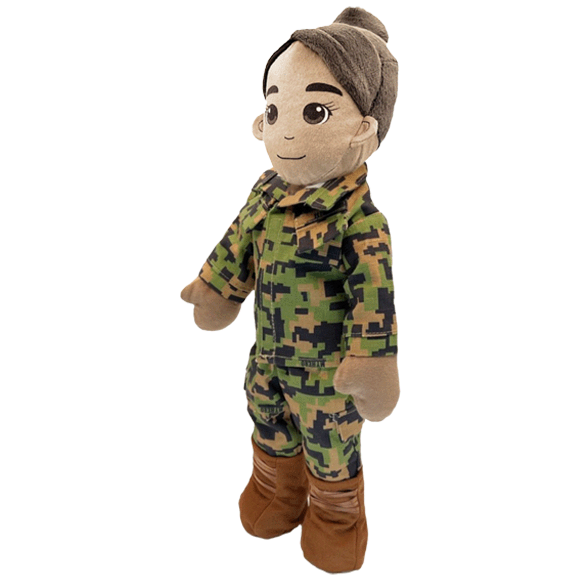 Customizable & Recordable My Hero Marine: Plush Marine Mommy Doll - MY HERO