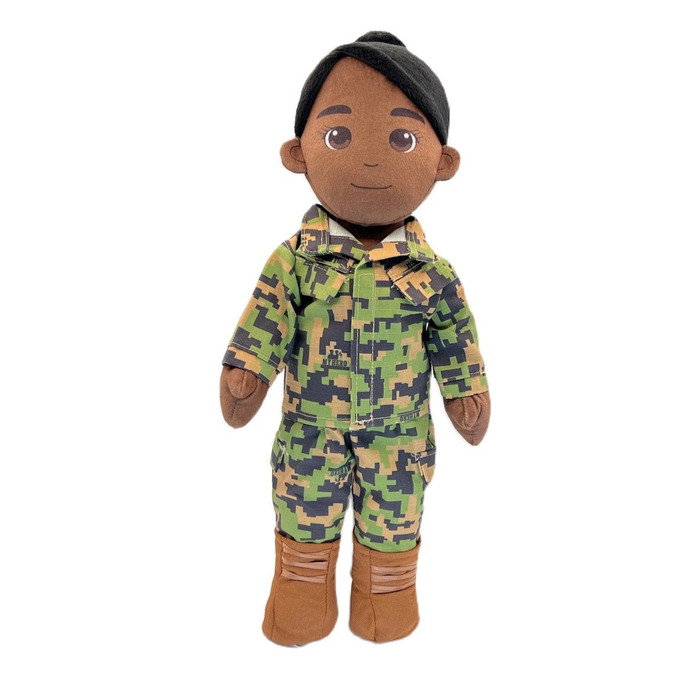 Customizable & Recordable My Hero Marine: Plush Military Marine Corps Mommy Doll for Military Kids by UMBO 