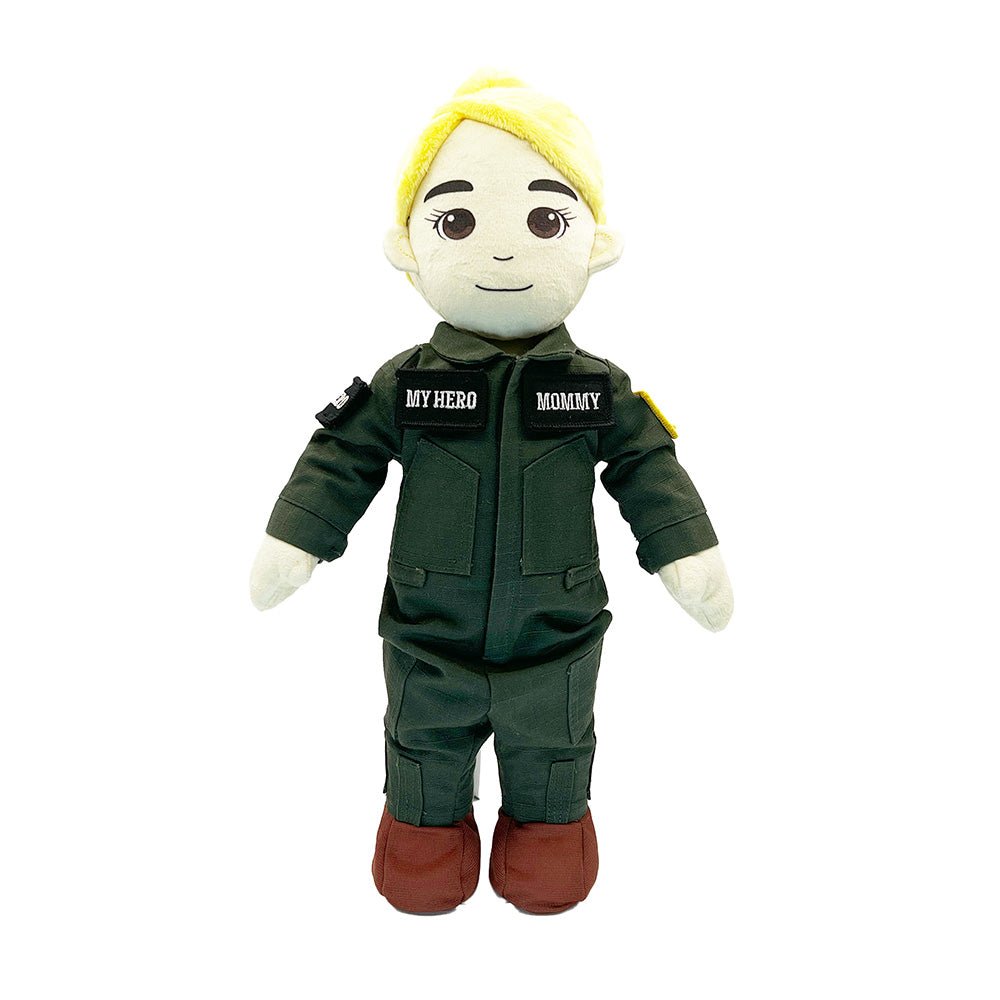 Customizable & Recordable My Hero of the Skies: Plush Aviator Mommy Doll - MY HERO