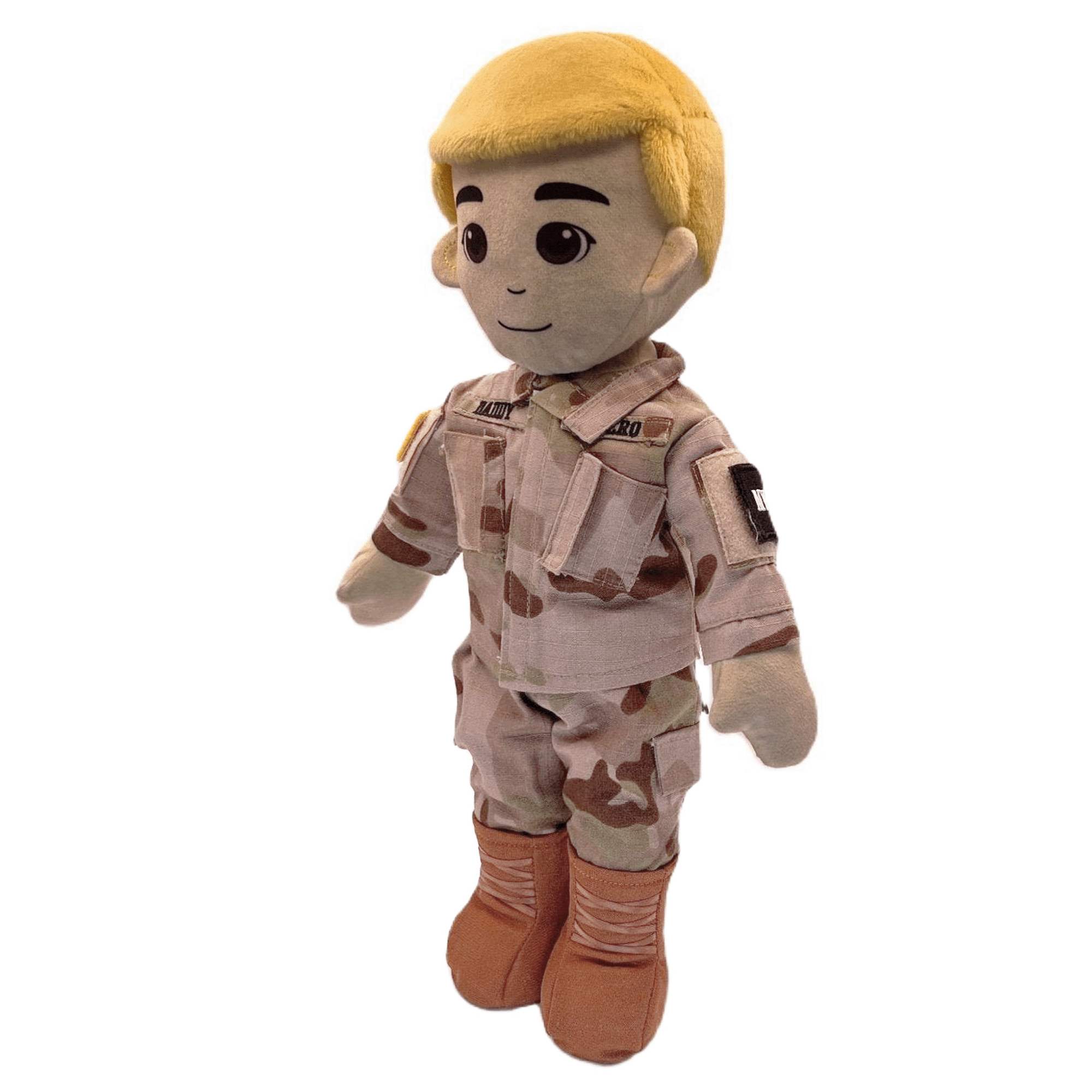 Customizable & Recordable My Hero Soldier: Plush Army Daddy Doll - MY HERO