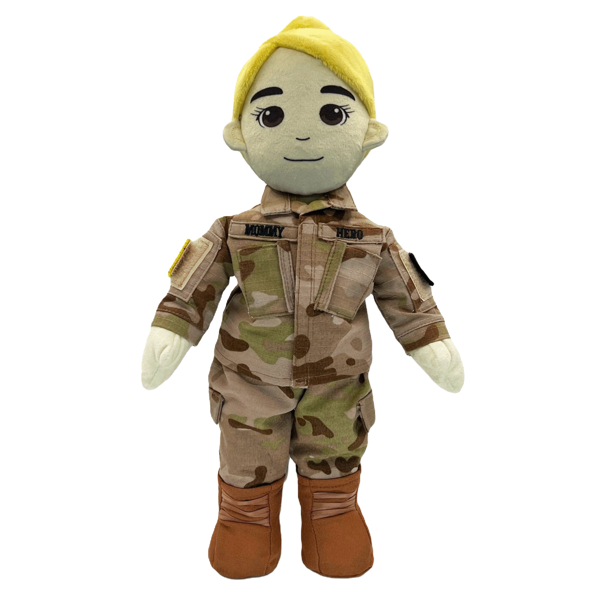 Customizable & Recordable My Hero Soldier: Plush Army Mommy Doll - MY HERO