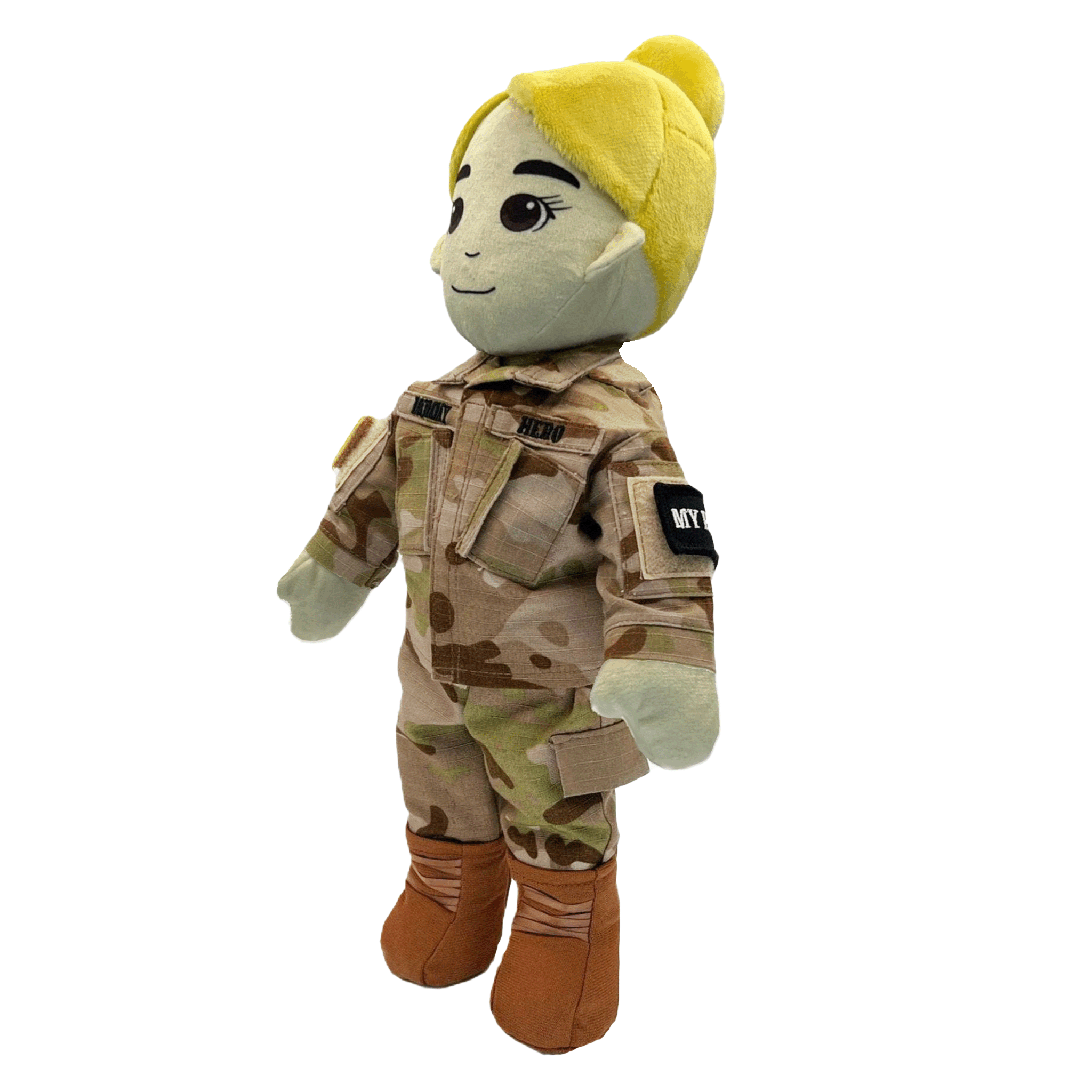 Customizable & Recordable My Hero Soldier: Plush Army Mommy Doll - MY HERO