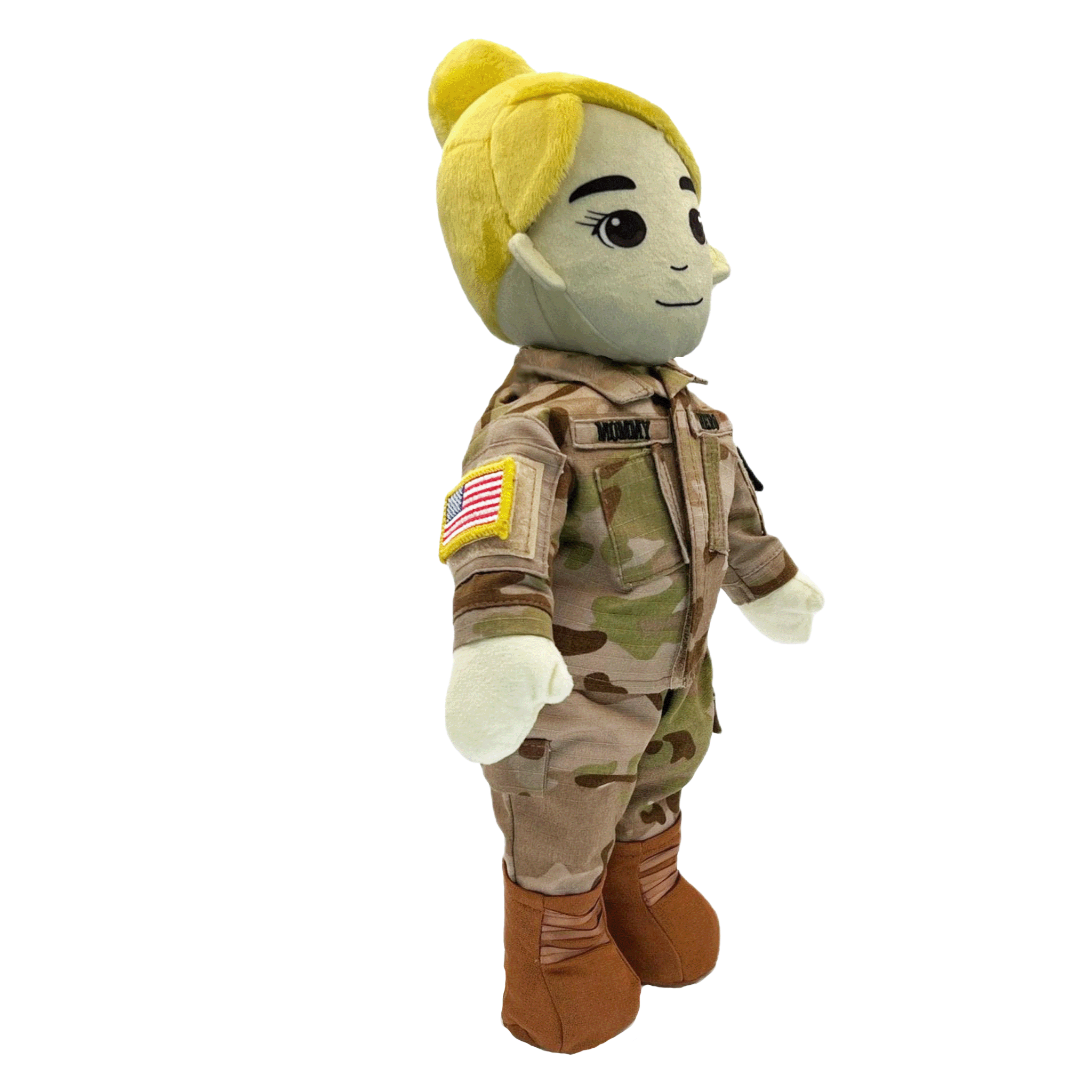 Customizable & Recordable My Hero Soldier: Plush Army Mommy Doll - MY HERO