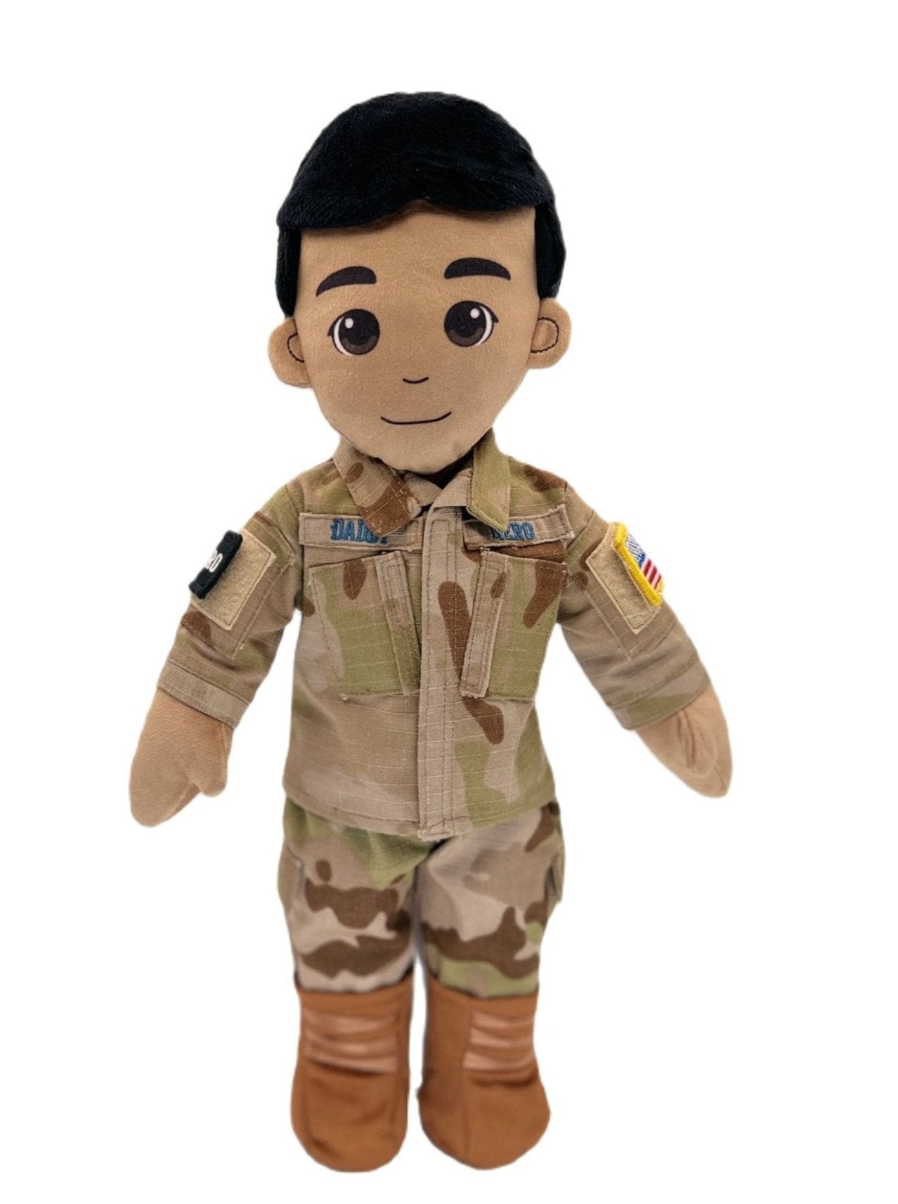 MY HERO Guardian Mommy deployment doll in authentic uniform recordable plush doll to keep military families connected during deployment

Guardian-themed MY HERO recordable deployment doll plush Mommy doll to comfort children and share messages during deployments

Close-up of MY HERO Guardian Mommy deployment doll with recordable audio offering connection and comfort to military families

Guardian Daddy doll by MY HERO a plush recordable deployment doll for children to stay connected with deployed parents in