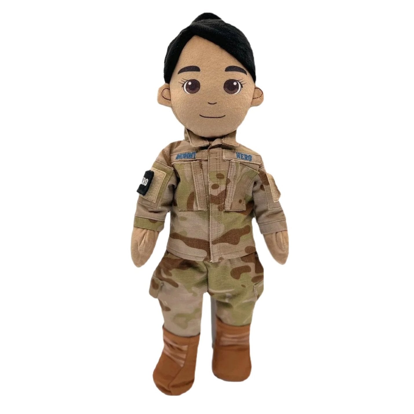 MY HERO Guardian Mommy deployment doll in authentic uniform recordable plush doll to keep military families connected during deployment

Guardian-themed MY HERO recordable deployment doll plush Mommy doll to comfort children and share messages during deployments

Close-up of MY HERO Guardian Mommy deployment doll with recordable audio offering connection and comfort to military families

Guardian Daddy doll by MY HERO a plush recordable deployment doll for children to stay connected with deployed parents in