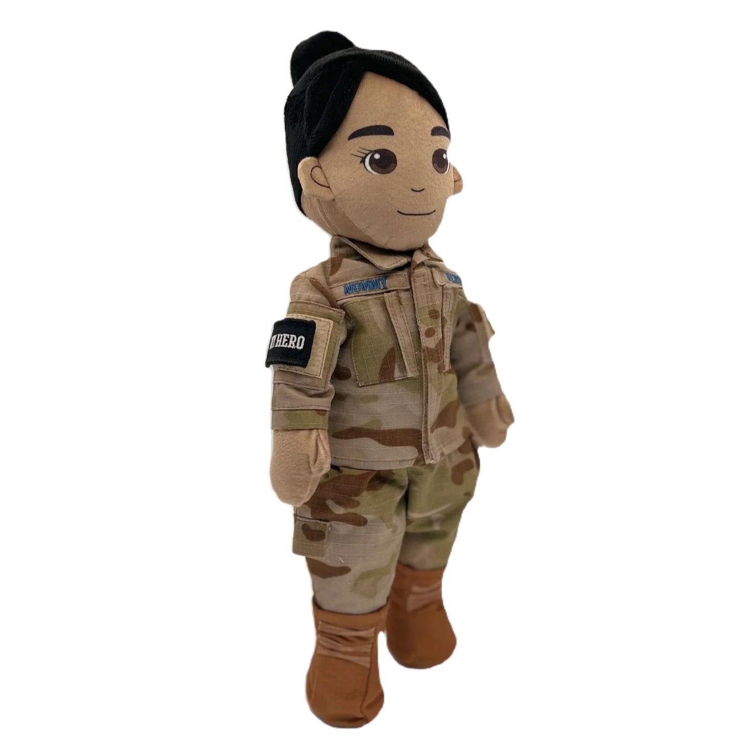 MY HERO Guardian Mommy deployment doll in authentic uniform recordable plush doll to keep military families connected during deployment

Guardian-themed MY HERO recordable deployment doll plush Mommy doll to comfort children and share messages during deployments

Close-up of MY HERO Guardian Mommy deployment doll with recordable audio offering connection and comfort to military families

Guardian Daddy doll by MY HERO a plush recordable deployment doll for children to stay connected with deployed parents in