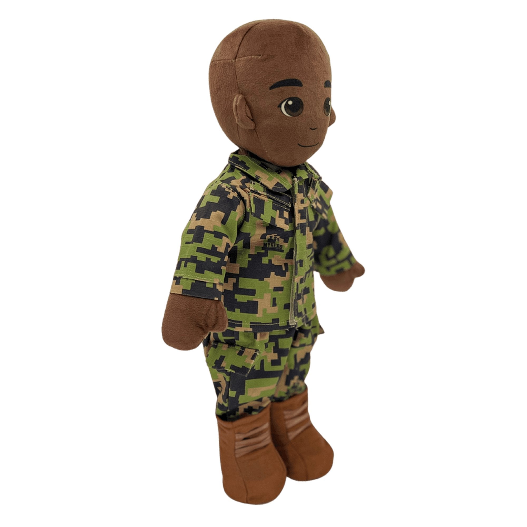 MY HERO Marine Mommy deployment doll in authentic uniform recordable plush doll to keep military families connected during deployment

Marine-themed MY HERO recordable deployment doll plush Mommy doll to comfort children and share messages during Marine deployments

Close-up of MY HERO Marine Mommy deployment doll with recordable audio offering connection and comfort to Marine families during deployment

Marine Daddy doll by MY HERO a plush recordable deployment doll for children to stay connected with depl