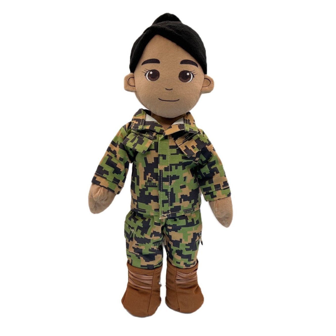 MY HERO Marine Mommy deployment doll in authentic uniform recordable plush doll to keep military families connected during deployment

Marine-themed MY HERO recordable deployment doll plush Mommy doll to comfort children and share messages during Marine deployments

Close-up of MY HERO Marine Mommy deployment doll with recordable audio offering connection and comfort to Marine families during deployment

Marine Daddy doll by MY HERO a plush recordable deployment doll for children to stay connected with depl