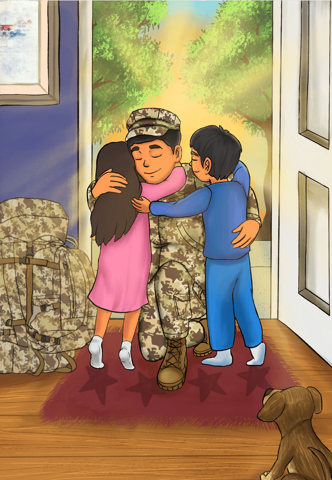 My Daddy, My Soldier (Hardcover): A Heartfelt Children's Book About Army Families and Service - MY HERO