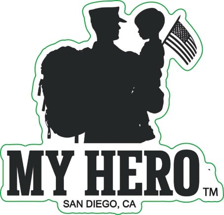 My Hero Sticker | Military Vinyl Stickers | MY HERO