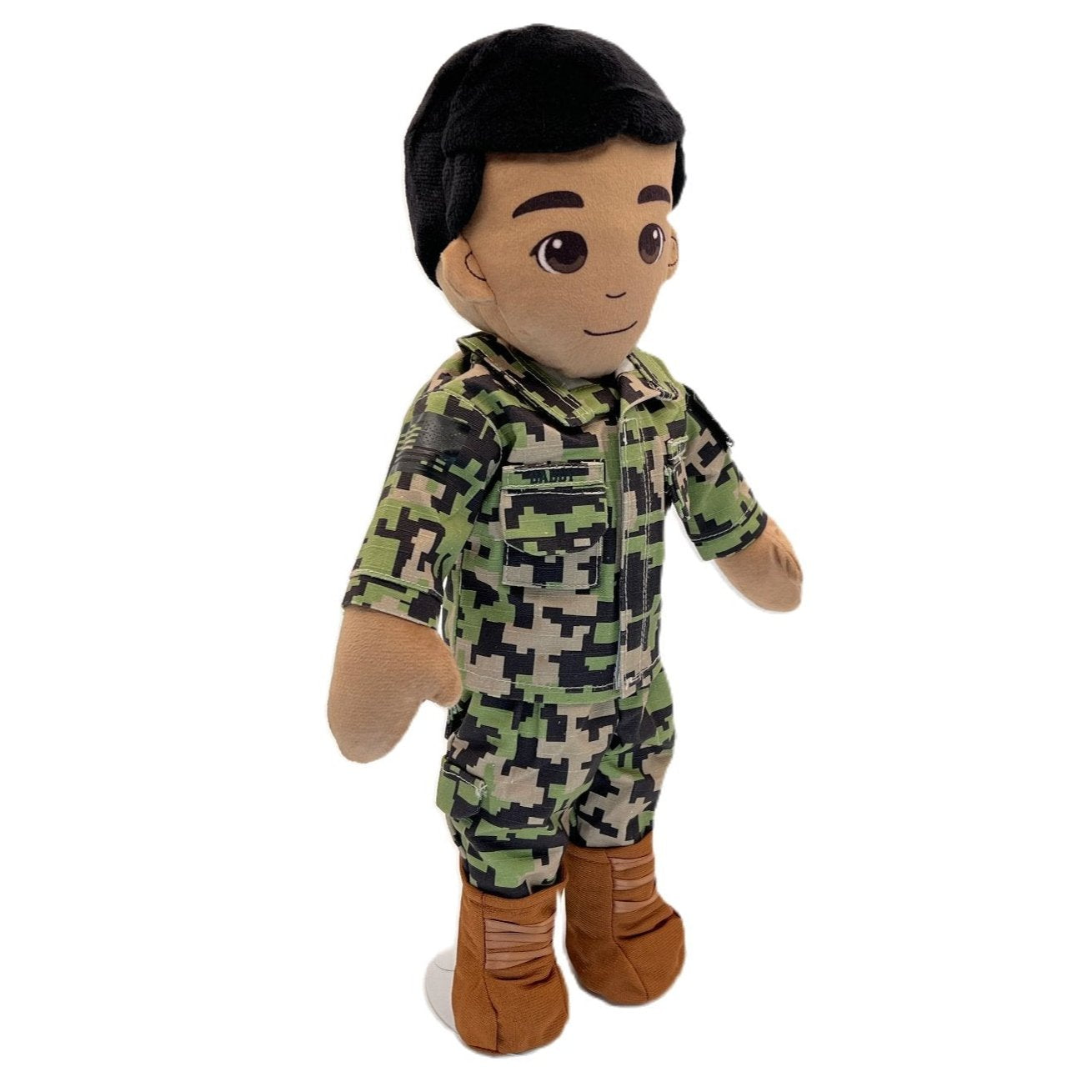 Recordable Airman Daddy Dolls & Mommy Doll Marine Corps uniform and voice recording feature for deployment separation comfort