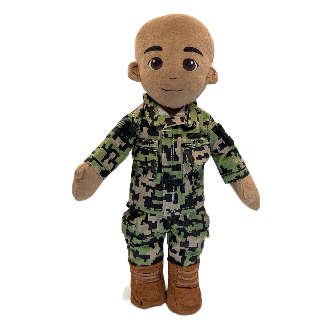 Recordable Airman Daddy Dolls & Mommy Doll Marine Corps uniform and voice recording feature for deployment separation comfort