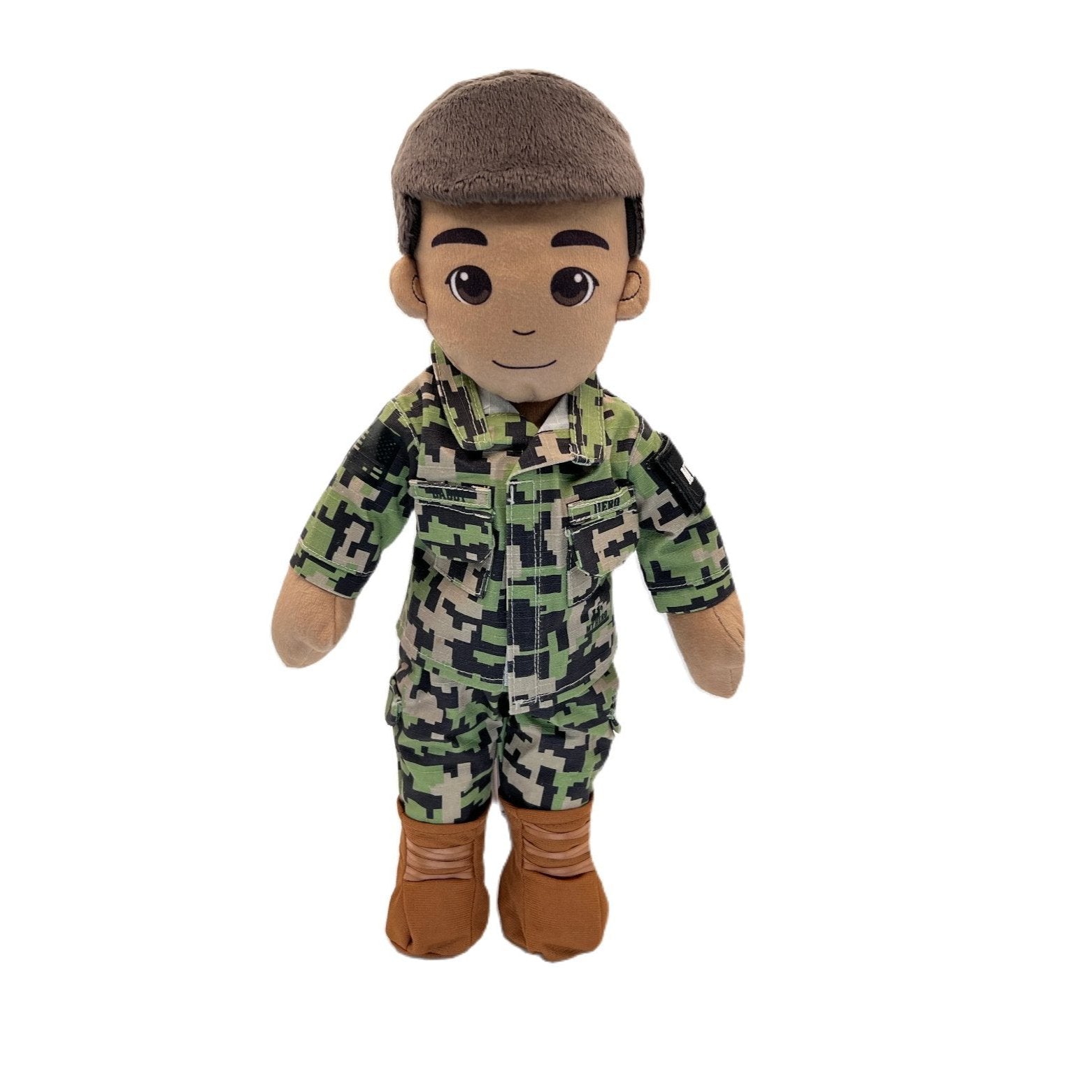 Recordable Airman Daddy Dolls & Mommy Doll Marine Corps uniform and voice recording feature for deployment separation comfort