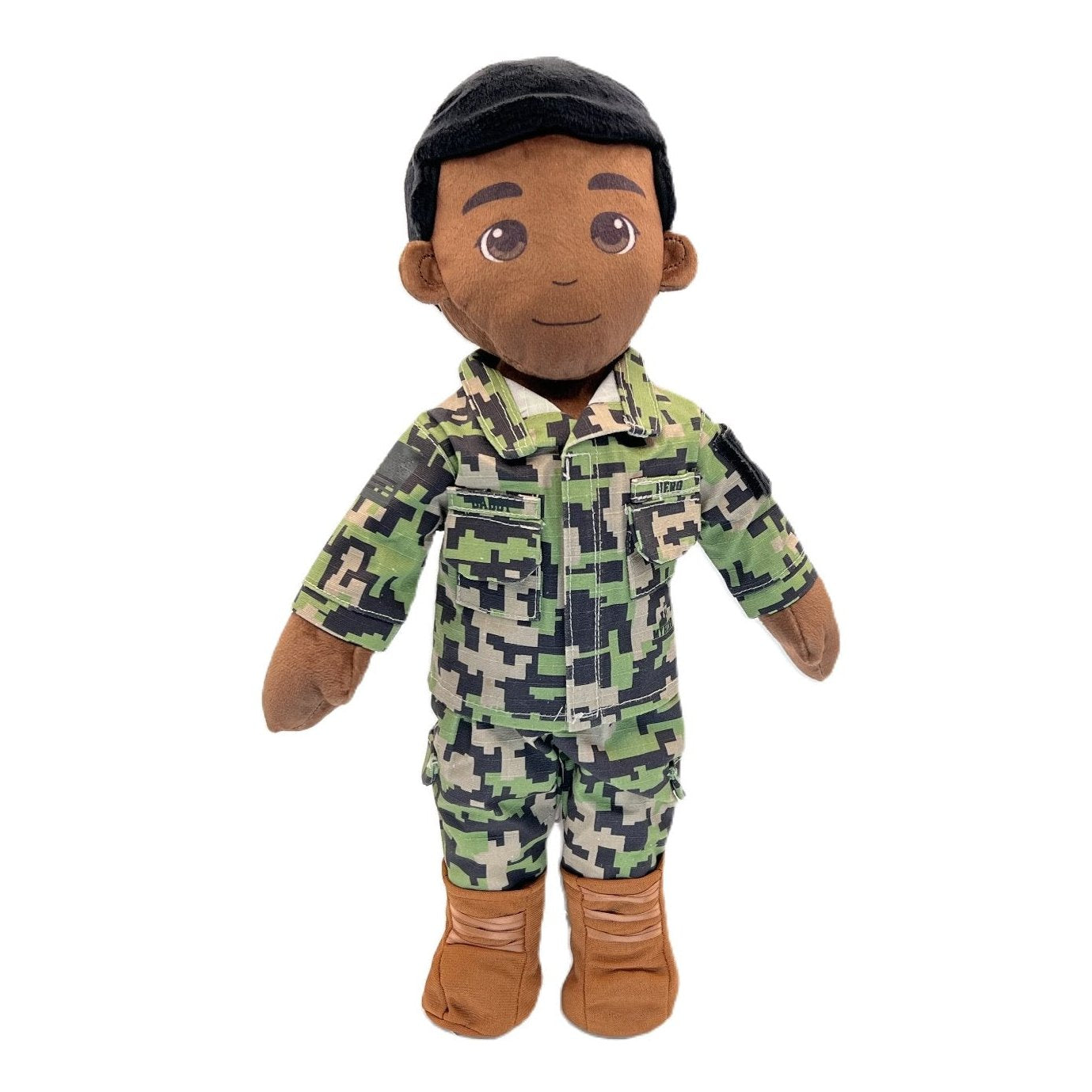 Recordable Airman Daddy Dolls & Mommy Doll Marine Corps uniform and voice recording feature for deployment separation comfort