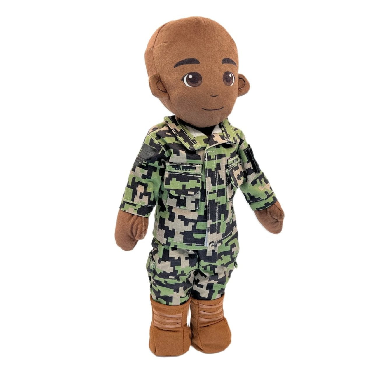 Recordable Airman Daddy Dolls & Mommy Doll Marine Corps uniform and voice recording feature for deployment separation comfort