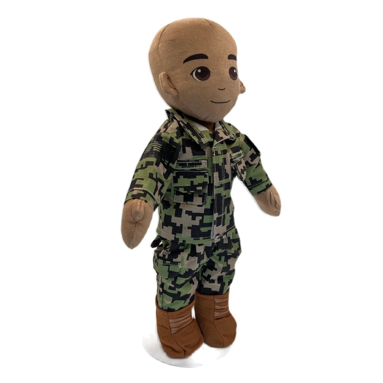 Recordable Airman Daddy Dolls & Mommy Doll Marine Corps uniform and voice recording feature for deployment separation comfort